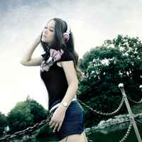 戴耳机女生头像 好看的女生戴耳机图片头像