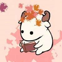 韩国卡通萌星眯着眼的流氓兔微信头像