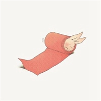 胖胖的可爱小兔子卡通图片头像