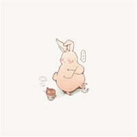 胖胖的可爱小兔子卡通图片头像