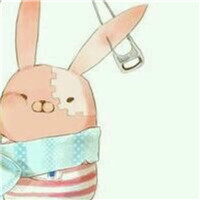 可爱的卡通兔子情侣头像图片