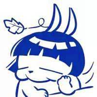 韩国卡通萌星眯着眼的流氓兔微信头像