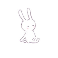 可爱的卡通兔子情侣头像图片