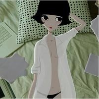 短发卡通头像女生图片_短发卡通女孩你爱不爱