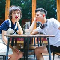 唯美情侣头像一对两张 爱上唯一的爱情