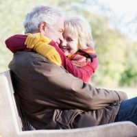 甜蜜恩爱幸福的微信老人情侣头像