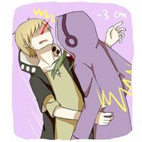 超萌关于身高的情侣头像动漫图片