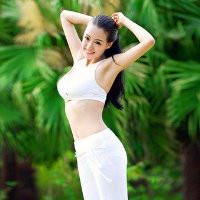 瑜伽头像女生_练瑜伽的性感女生头像图片