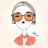 短发卡通头像女生图片_短发卡通女孩你爱不爱