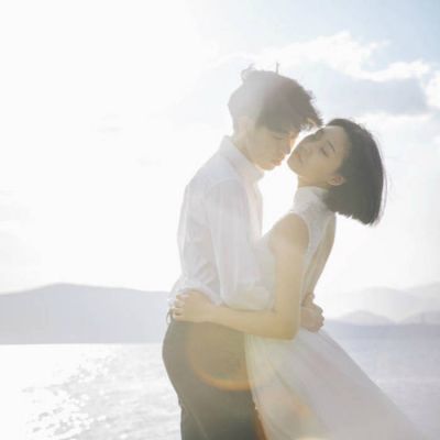 唯美情侣头像一对两张 爱上唯一的爱情