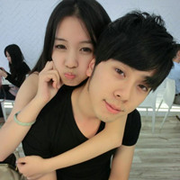 两人一张的时尚潮流情侣头像图片