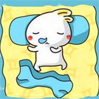 韩国卡通萌星眯着眼的流氓兔微信头像