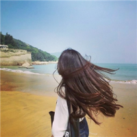 大海边安静女生头像_听大海的心声
