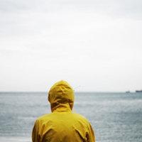 伤感男生头像背影