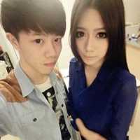 两人一张的时尚潮流情侣头像图片