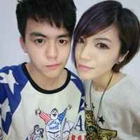 两人一张的时尚潮流情侣头像图片