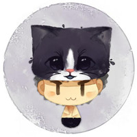 可爱猫咪头套系列卡通情侣头像图片