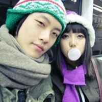 两人一张的时尚潮流情侣头像图片