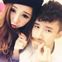 两人一张的时尚潮流情侣头像图片