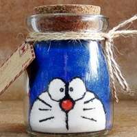 卡通动漫可爱牛奶瓶子头像