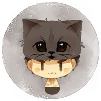 可爱猫咪头套系列卡通情侣头像图片