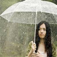 雨中微信头像女_雨中飘荡我们的回忆