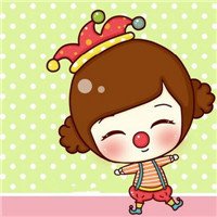 简单可爱小丑动漫卡通图片头像