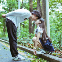 一组小清新微信情侣头像