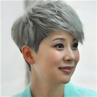 白发头像女_不同风格的白发女头像图片