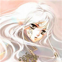 白发头像女_不同风格的白发女头像图片