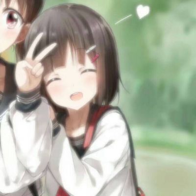 二元次闺蜜动漫头像图片