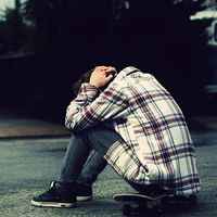 不腻好看的帅气男生背影头像图片