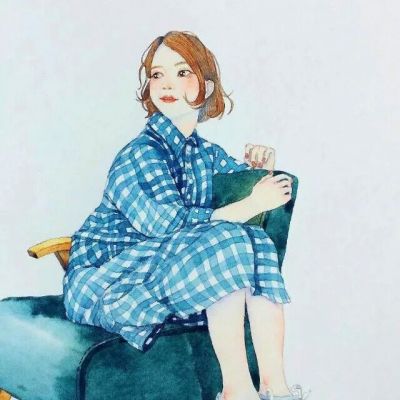 手绘个性女生头 好看个性手绘女