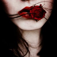 女生头像超拽魅惑红唇_红唇启心微醺