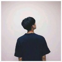 不腻好看的帅气男生背影头像图片