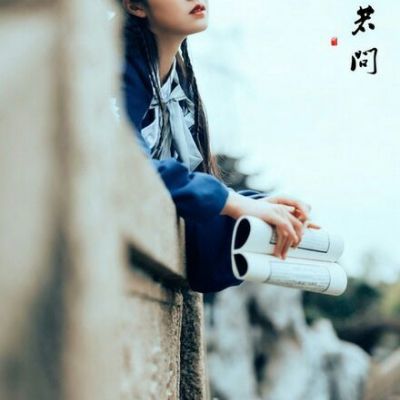 女生头像古风唯美清纯 为你青丝高挽