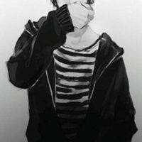 黑白帅气动漫男生头像 黑白质感超帅气