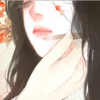 古风插画头像女 淡淡的挺美