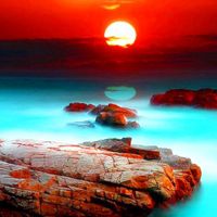 黄昏风景头像 美腻了的黄昏美景