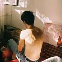 不腻好看的帅气男生背影头像图片