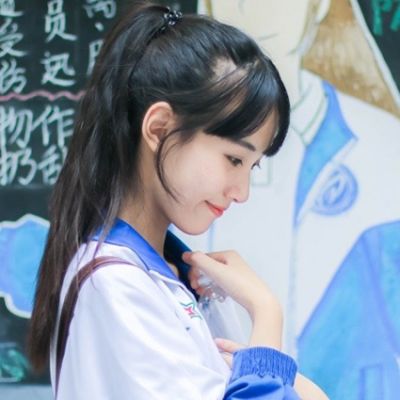 校服妹头像 穿着校服的清纯少女
