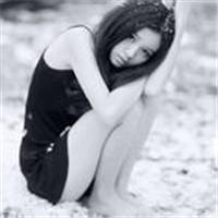 女生头像雪花 冰地雪地唯美女生意境图片头像