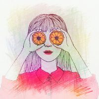 微信头像女生卡通手绘,好看的手绘动漫女生微信头像图片