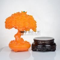 十字绣发财树头像