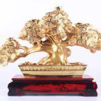 黄金发财树微信头像