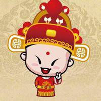 2018年大红色喜庆吉祥微信头像