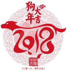 2018年新年快乐微信头像