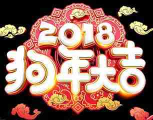 2018年新年快乐微信头像