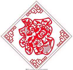 2018新年剪纸微信头像