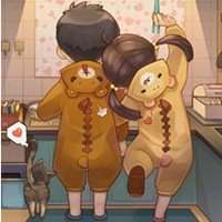 2018新年情侣温暖微信头像